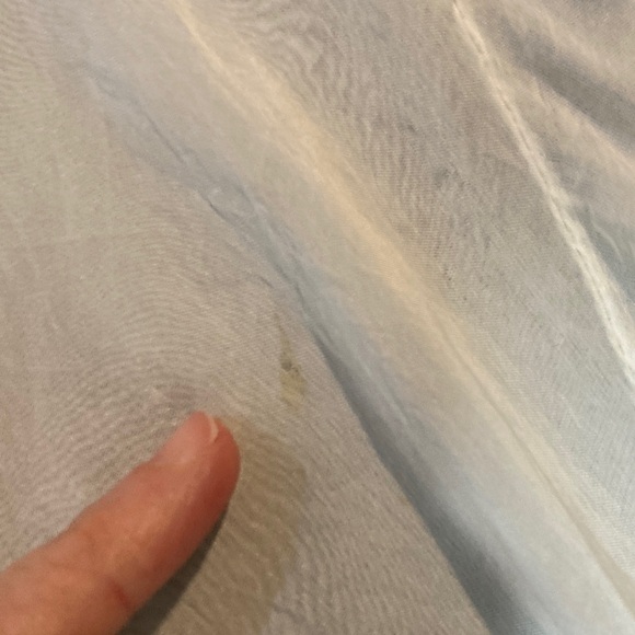 Baci Silk Blend Angelcore Ethereal Fairycore Sheer Bubble hem volume Top sz S/M - Picture 10 of 11